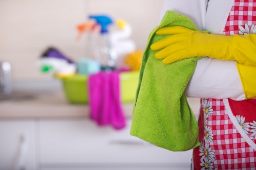 Close-up of mattress stain treatment and spot cleaning