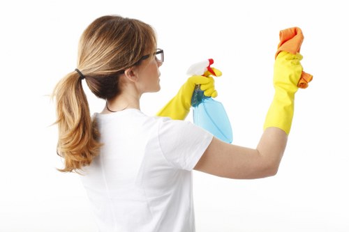 Technician performing deep upholstery cleaning on a chair