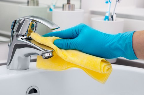 Different curtain fabric types arranged for cleaning care comparison